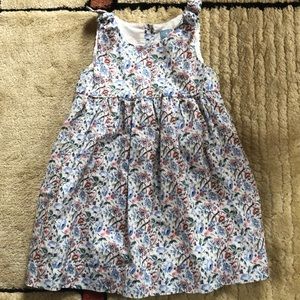 EUC Floral Girls Sleeveless Dress Size 3 Gap